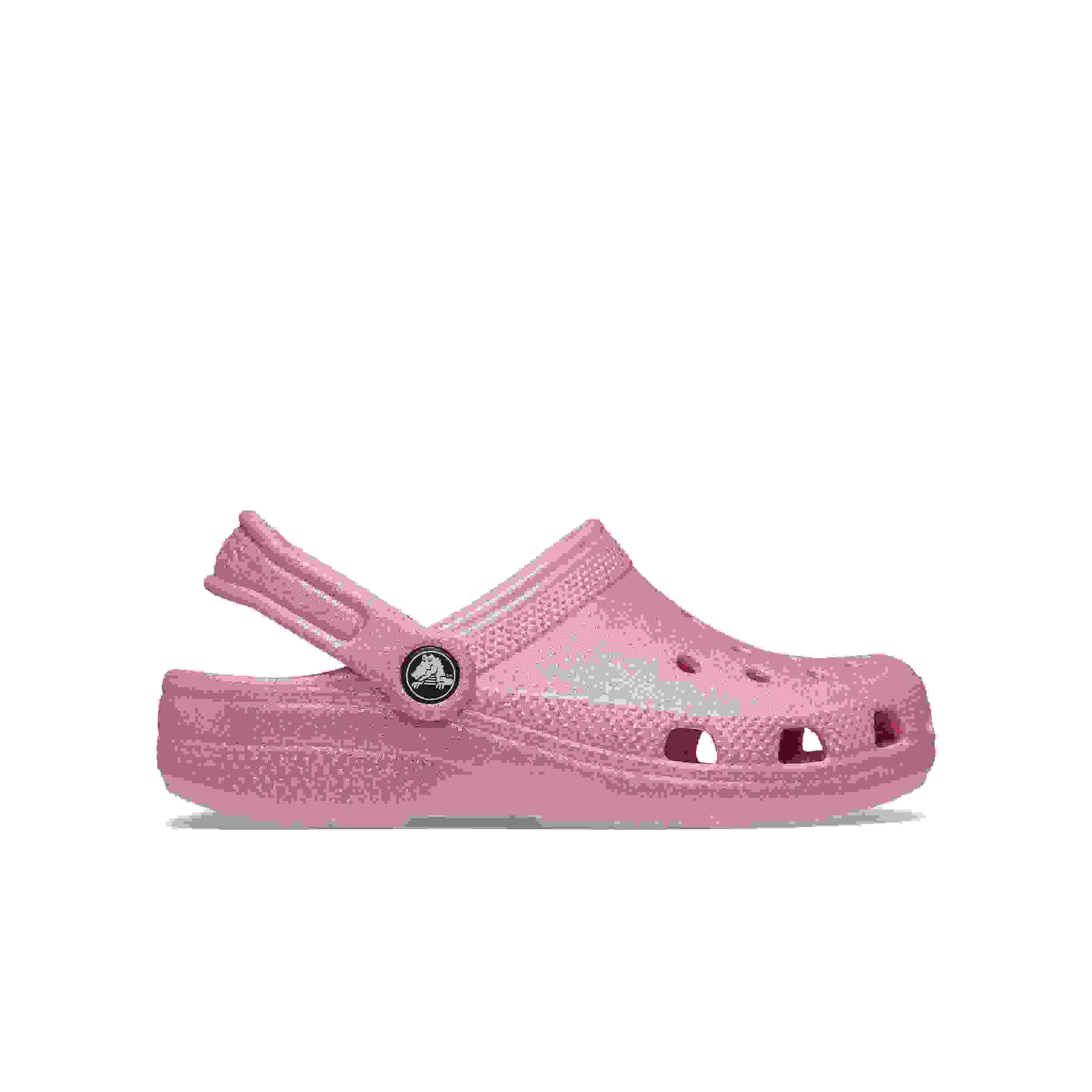 Crocs Classic Grade School Girls' "Pink Glitter" Clog